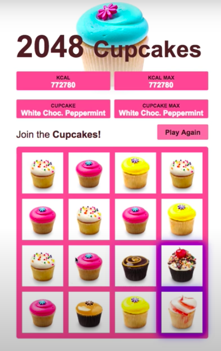 2048 cupcakes